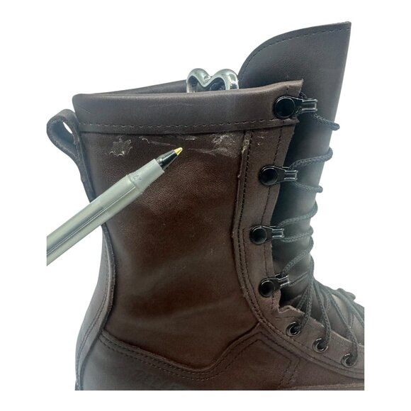 Belleville Wet Weather Steel Toe Flight Boot UNISEX 9.0M 11.0W Wide Brown 330ST - Picture 7 of 16